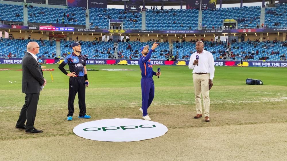 The Weekend Leader - T20 WC: India win toss and elect to bowl first against Namibia